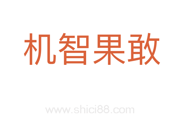 机智果敢