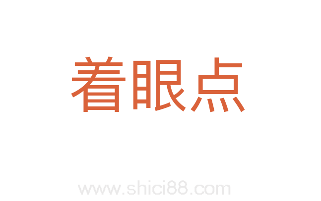 着眼点