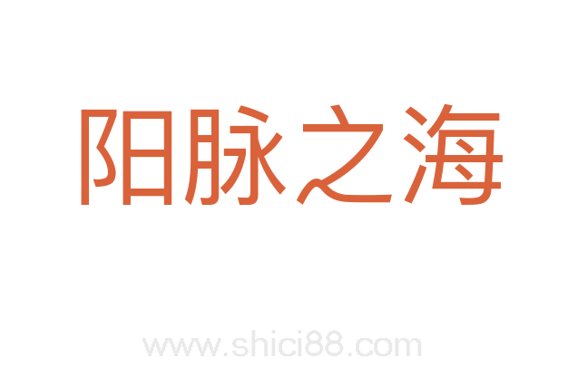 阳脉之海