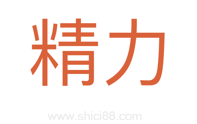 精力