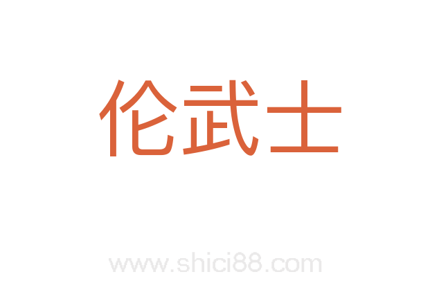 伦武士