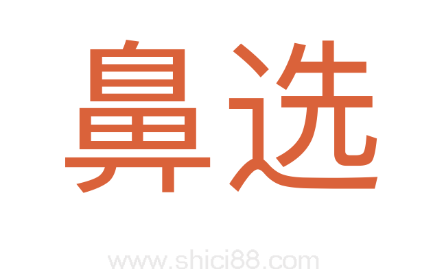 鼻选