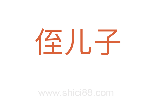 侄儿子