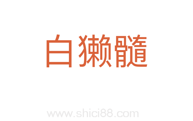 白獭髓
