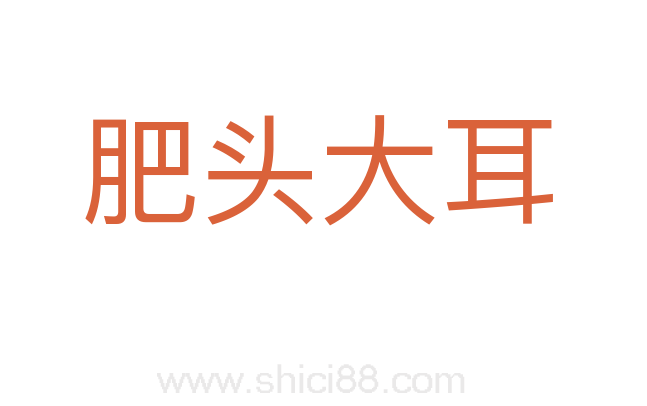 肥头大耳