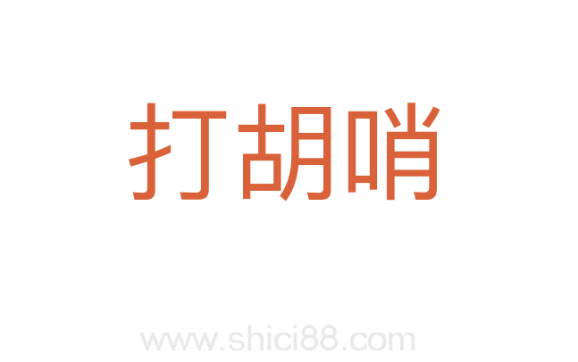打胡哨