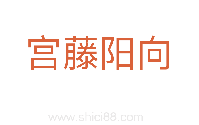 宫藤阳向