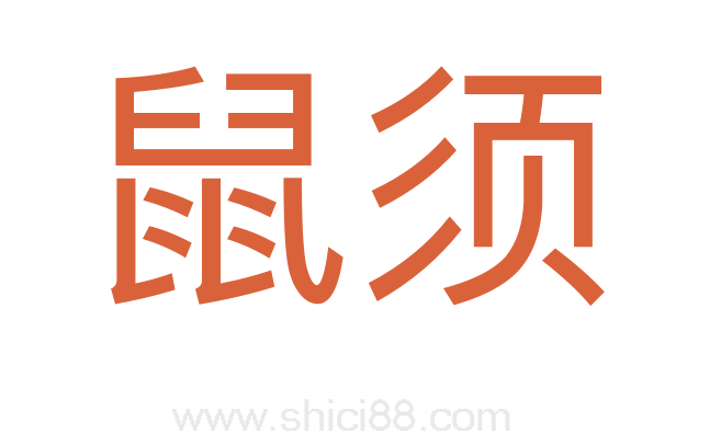 鼠须