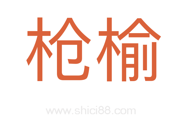 枪榆