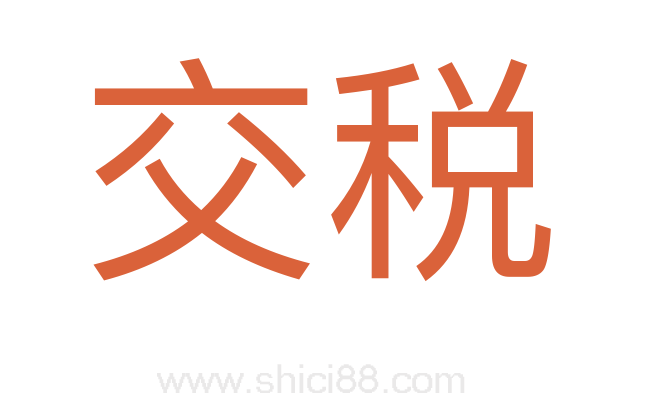 交税