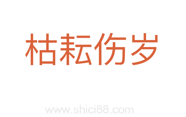 枯耘伤岁