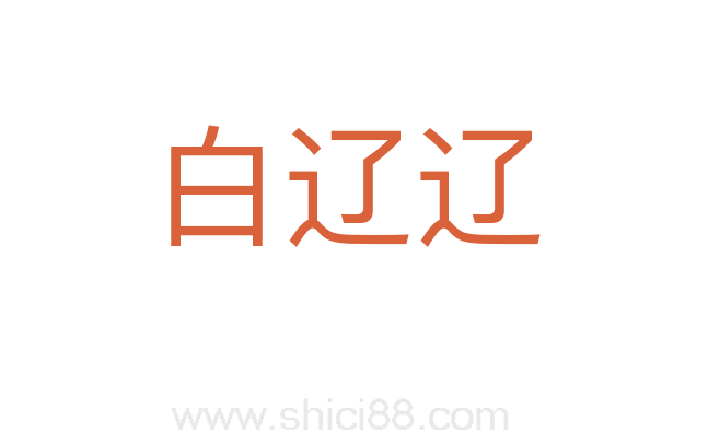 白辽辽