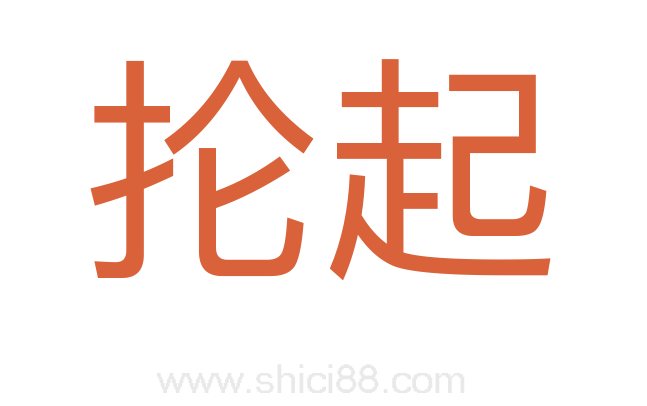抡起